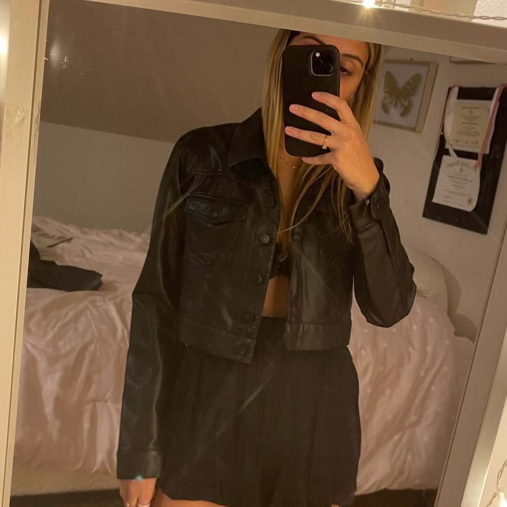 Leather jacket
